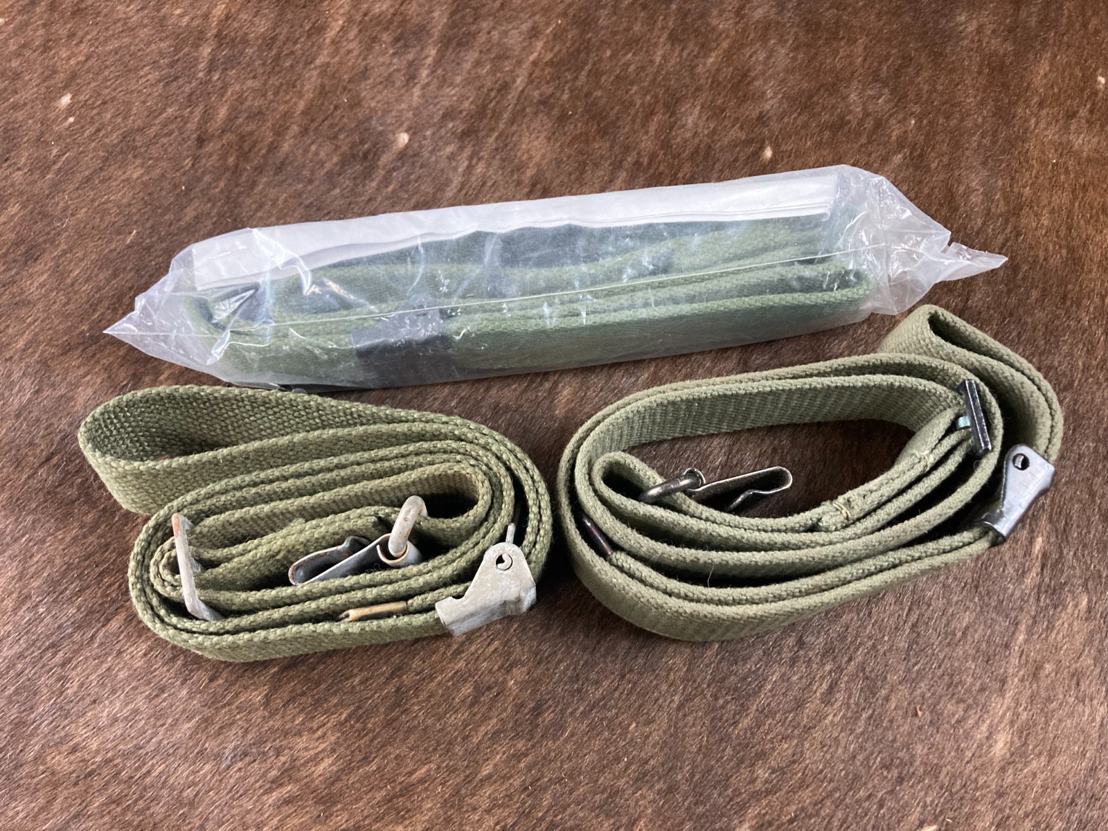 LOT of Three M1 Garand US Army USMC Military Canvas Slings Nylon ...