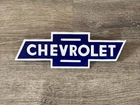 Vintage Rare OK USED CARS porcelain Chevrolet Bow tie