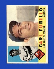 1960 Topps Set-Break #408 Carl Furillo EX-EXMINT *GMCARDS*