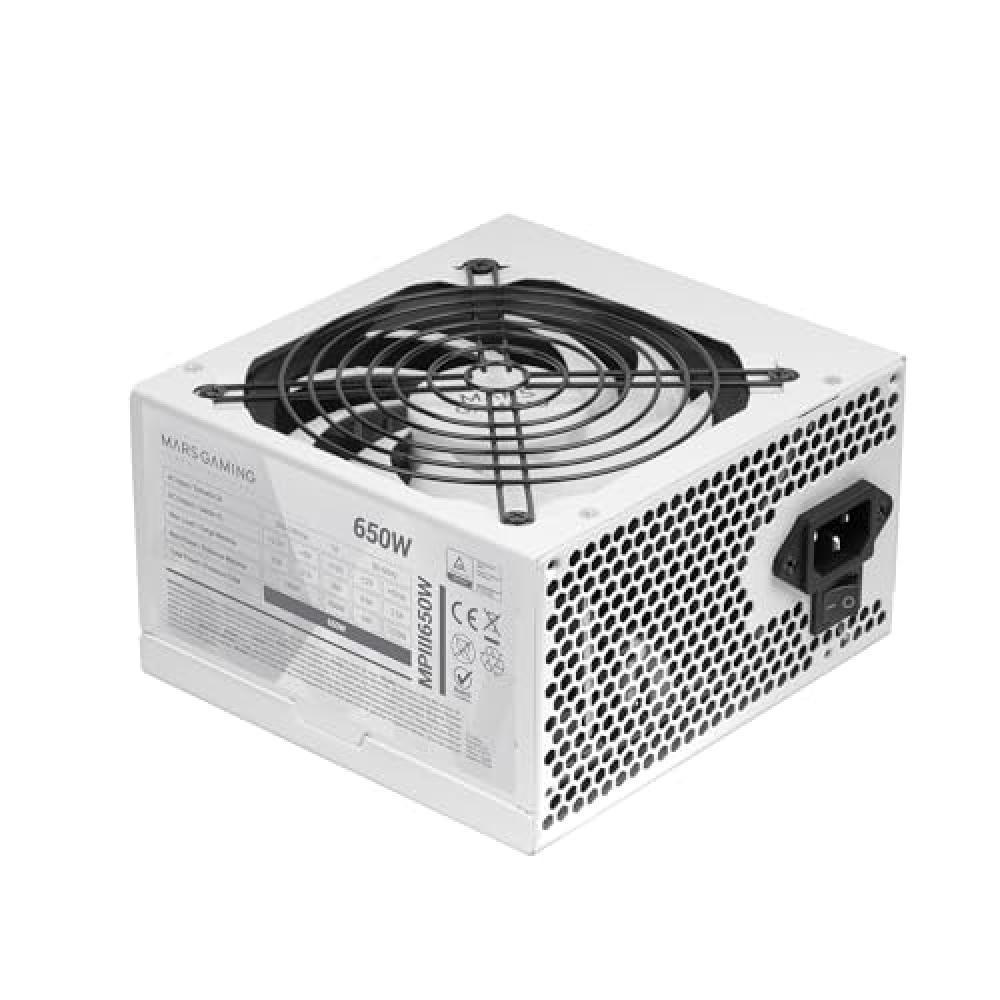 Alimentatore PC Mars Gaming MPIII650 650W: Silenzio, Stile e Garanzia