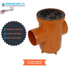 110MM Underground Drainage Pipe & Fittings | DOUBLE BACK INLET BOTTLE GULLEY