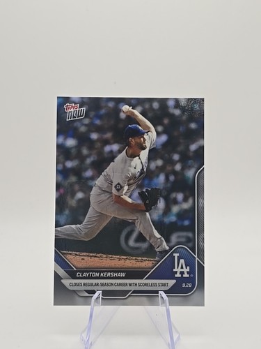 2025 Topps Now 791 Clayton Kershaw