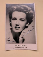 Phyllis Calvert Signed Photo Autograph Gainsborough Star
