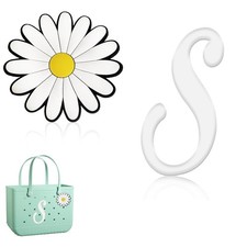 2pcs Charms for Bogg Bag, Letter Charms Decorative Alphabet Lettering Acces - 10