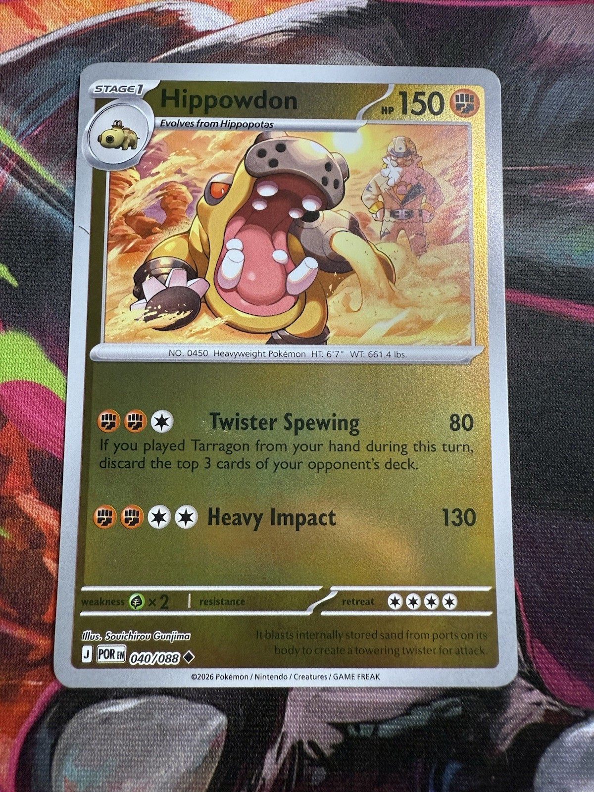 Hippowdon 040/088 Me03: Perfect Order Reverse Holo
