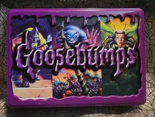 Goosebumps Metal Tin Storage Box R. L. Stine Collectible Container 