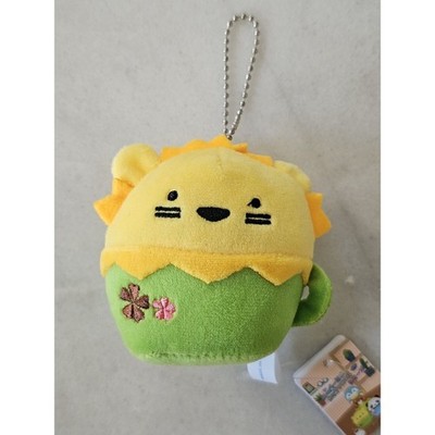 New Super Mini Yellow in Cup 3'' Plush Keychain by Takashoji