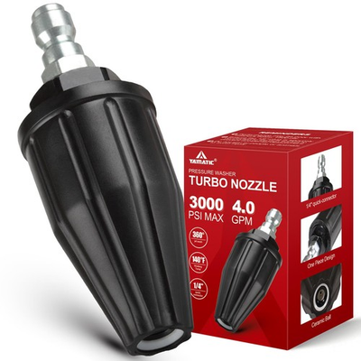 #ad Pressure Washer Tips Turbo Nozzle 360° Rotating Spray Turbo 3000 PSI 4.0GPM ... $33.78