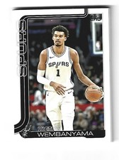 2025-26 Topps Basketball Team Set San Antonio Spurs 12 CARD FREE SHIP