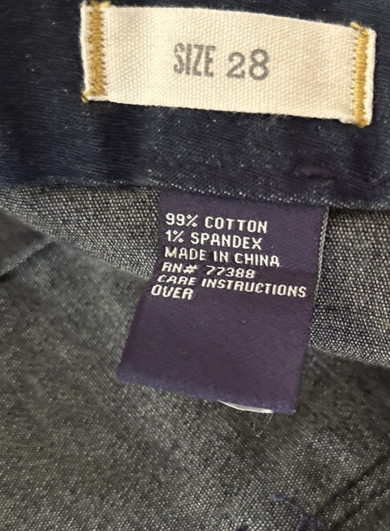 Madewell “Vintage Rocker” Flare Jeans Womens 30x34 Size 28 Stretch Dark Wash View 6
