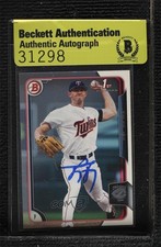 BAS 2015 Bowman Draft Tyler Jay #136 Authentic Auto ur8