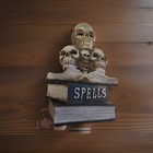 Halloween Decor Skelton Heads With Spell Books Lights Up — photo 4