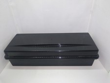 Vintage Retro ALPHA Audio Cassette Tape Storage Box Black Tapes Not Included