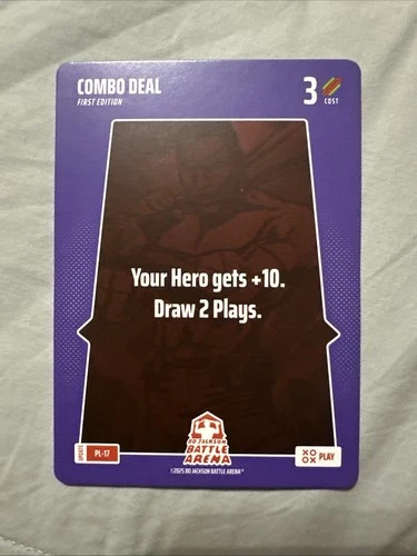 2025 BoBA Bo Jackson Battle Arena Update SP Play Card #PL-17 Combo Deal