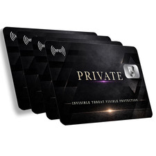 RFID Blocking Cards 4 Pack NFC Anti Theft Wallet Protector Slim Credit Debit ID