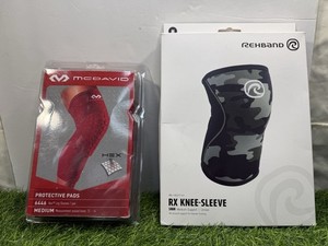McDavid Hex + Rehband RX Knee Sleeves Bundle – Medium Sports Protection