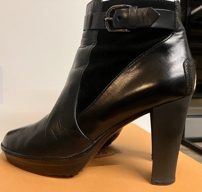 Orig TODS TOD'S Stiefeletten Ankle Boots - Schwarz - Gr. 40