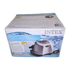 Intex 26667EG Krystal Clear Saltwater System 7000Gal Above Ground Swimming Pool