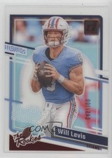 2023 Panini Clearly Donruss Clearly The Rookies Red 46/100 Will Levis #14 0vk0