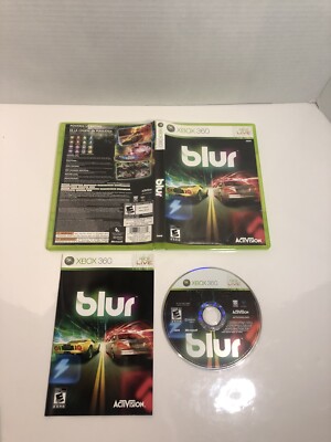 Blur (Microsoft Xbox 360, 2010) Tested CIB Manual Activision Racing Multiplayer