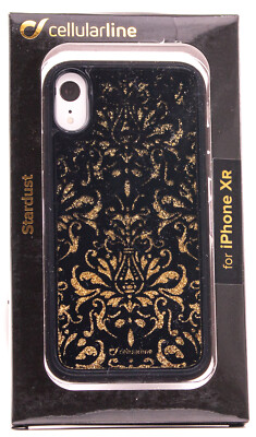 Cellularline Stardust Apple iPhone XR Glitzer Schutz Hülle Slim Case Cover 588