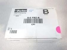 Parker (8-6 FBZ-B) 1/2" Tube OD, Brass Compression x MNPT Connector - Qty 5