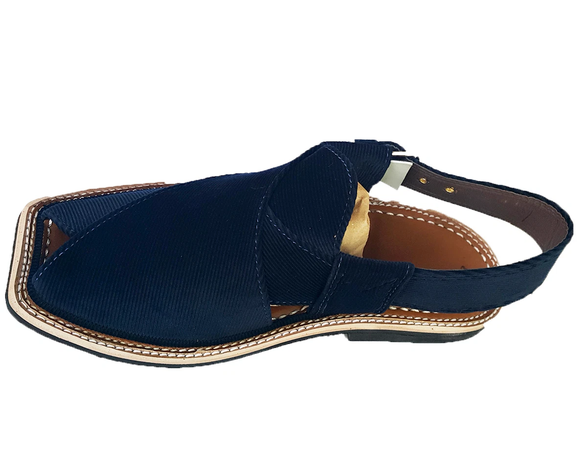 Blue peshawari best sale chappal