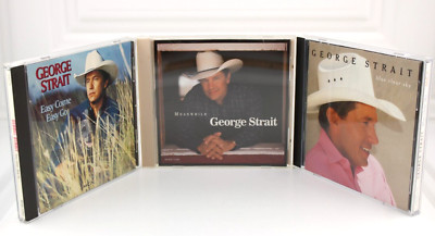GEORGE STRAIT - LOT OF 3 CDS - EASY COME EASY GO, BLUE CLEAR SKY & MEANWHILE