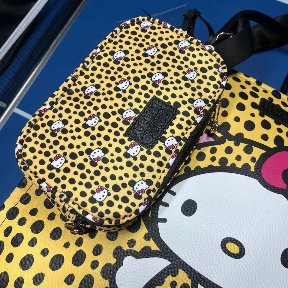Hello Kitty 3-pc All-Over Print Travel Tote Set NEW with TAGS - Image 2 of 4