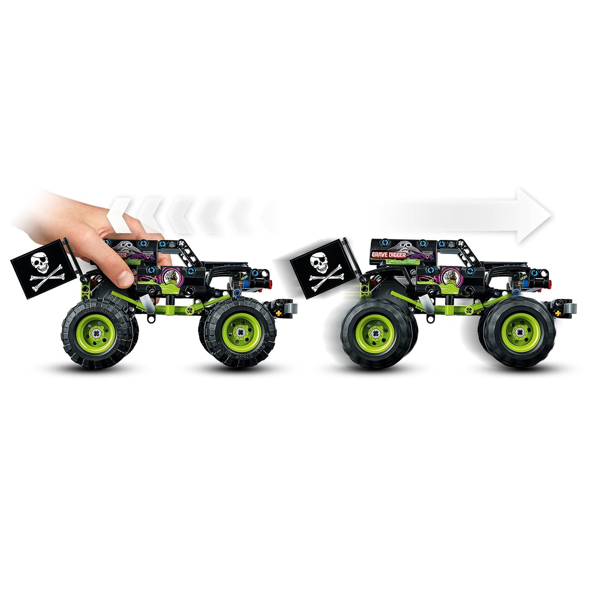 LEGO Technic Monster Jam Grave Digger 42118 Model Building Kit for