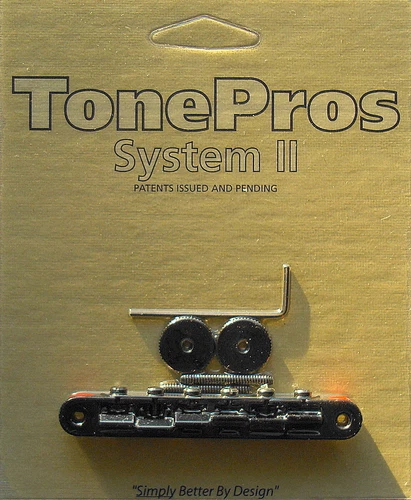 AVR2-B TonePros ABR1 Replacement Tune-O-Matic Bridge, Black Finish