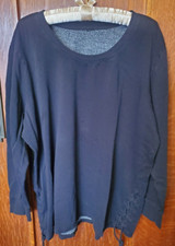 EUC - Black Torrid Size 2 Sweatshirt - Lace up sides Long Sleeves Round Neck