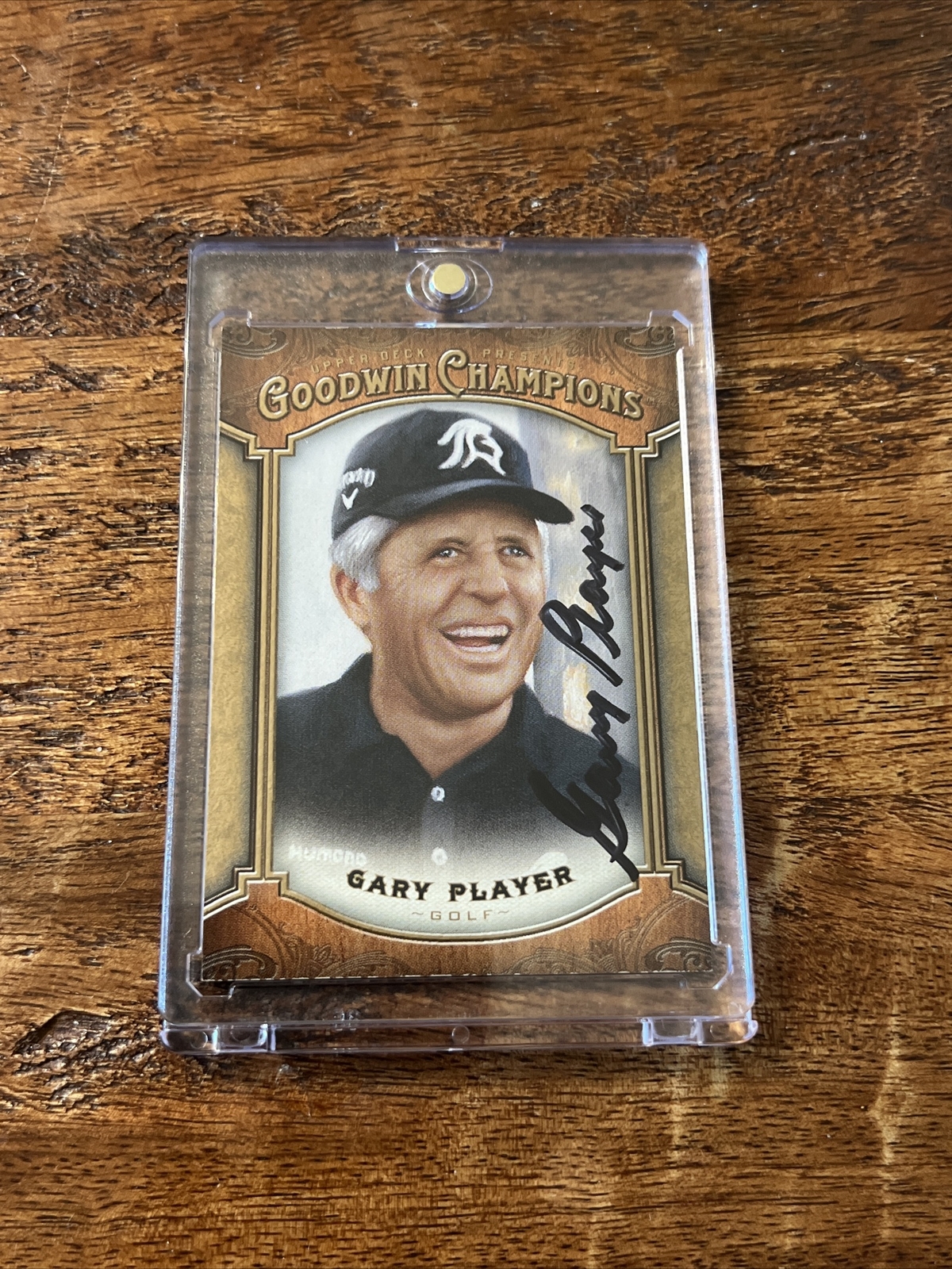 Gary Player IP Signed Goodwin Champions Card Psa Dna Coa Autographed Golf PGA