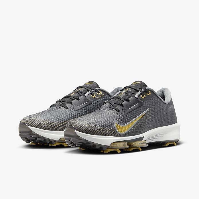 NIKE Air Zoom Infinity Tour 2 Golf Black/Gold/Grey Mens size