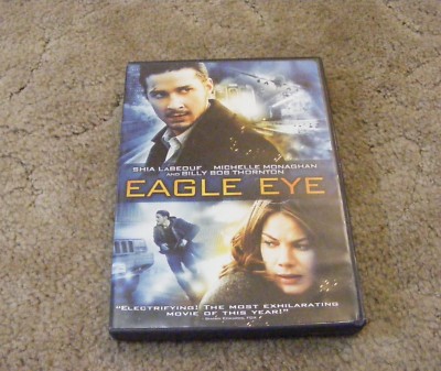 Eagle Eye (DVD, 2008) - Shia Labeouf, Michelle Monaghan, Billy Bob Thornton 