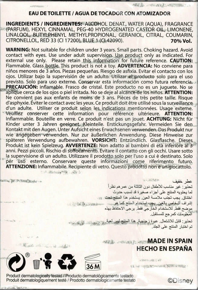 ✅Frozen II Parfüm für Kinder: Eau de Toilette im schönem Glasflakon (100ml) - Bild 2 von 3