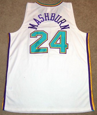 NEW ORLEANS HORNETS MASHBURN ユニフォーム Vintage New Orleans hornets Jamal Mashburn pro cut basketball