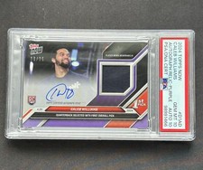 2024 Topps Now Caleb Williams #1 Draft Pick Purple Auto Relic Dual PSA 10 Pop 1