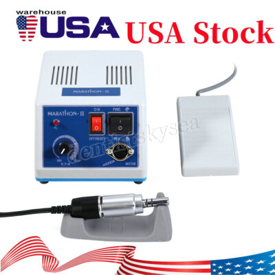 Dental Lab Marathon Electric Micromotor Polishing Unit + 35K rpm Motor Handpiece