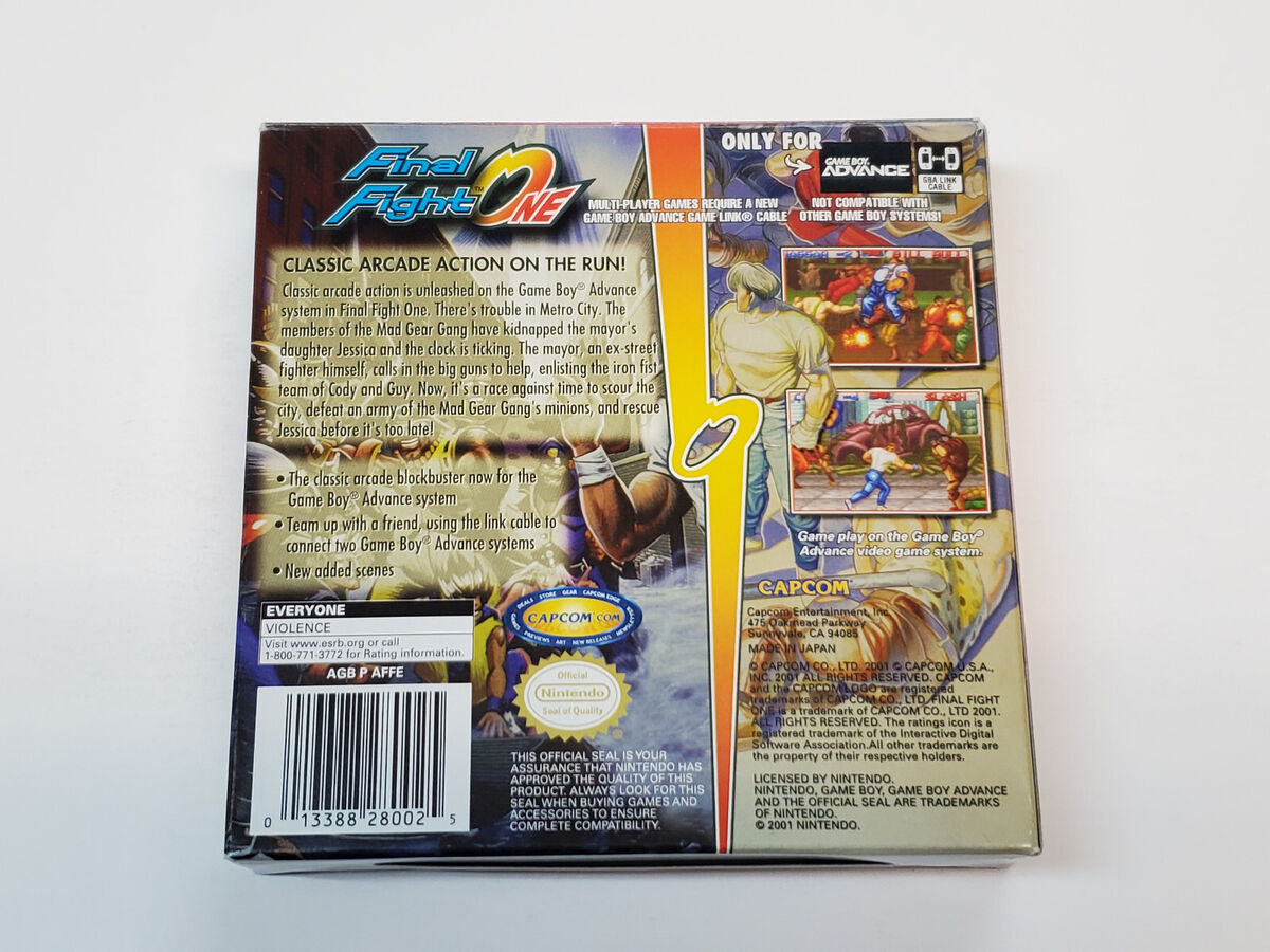Final Fight One Authentic GBA Game Boy Advance Box & Manual Final Fight One Authentic GBA Game Boy Advance Box & Manual
