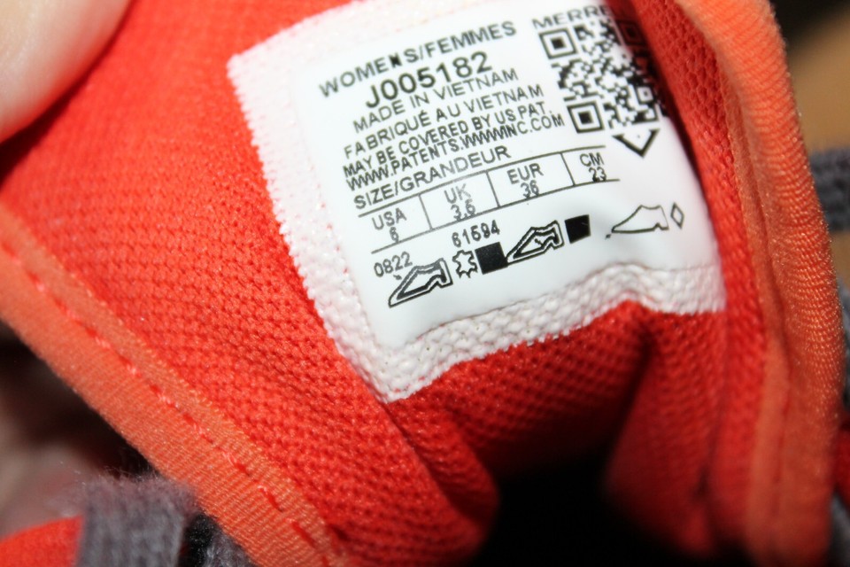 Merrell Womens Alpine J005182 Purple Hiking Shoes Sneakers Size 6 FREE