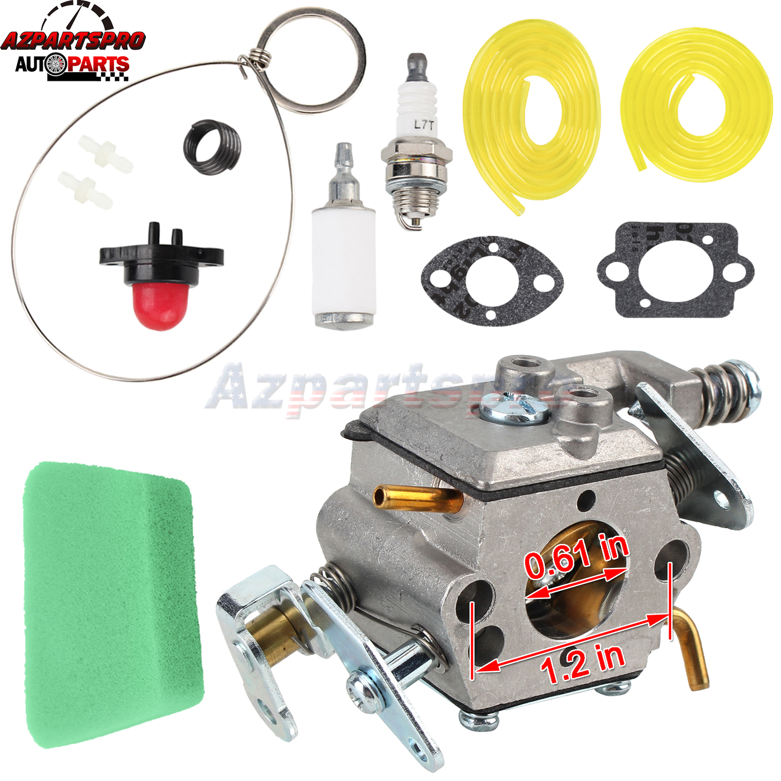 Poulan Woodshark 1950 chainsaw replacement carburetor carb