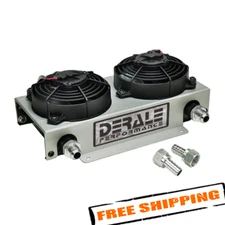 Derale 15845 19 Row Hyper-Cool Dual Cool Remote Cooler, -10AN