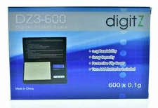 Digit Z DZ3-600 Precision Digital Pocket Scale 600 x 0.1g Jewelry w/ Batteries 