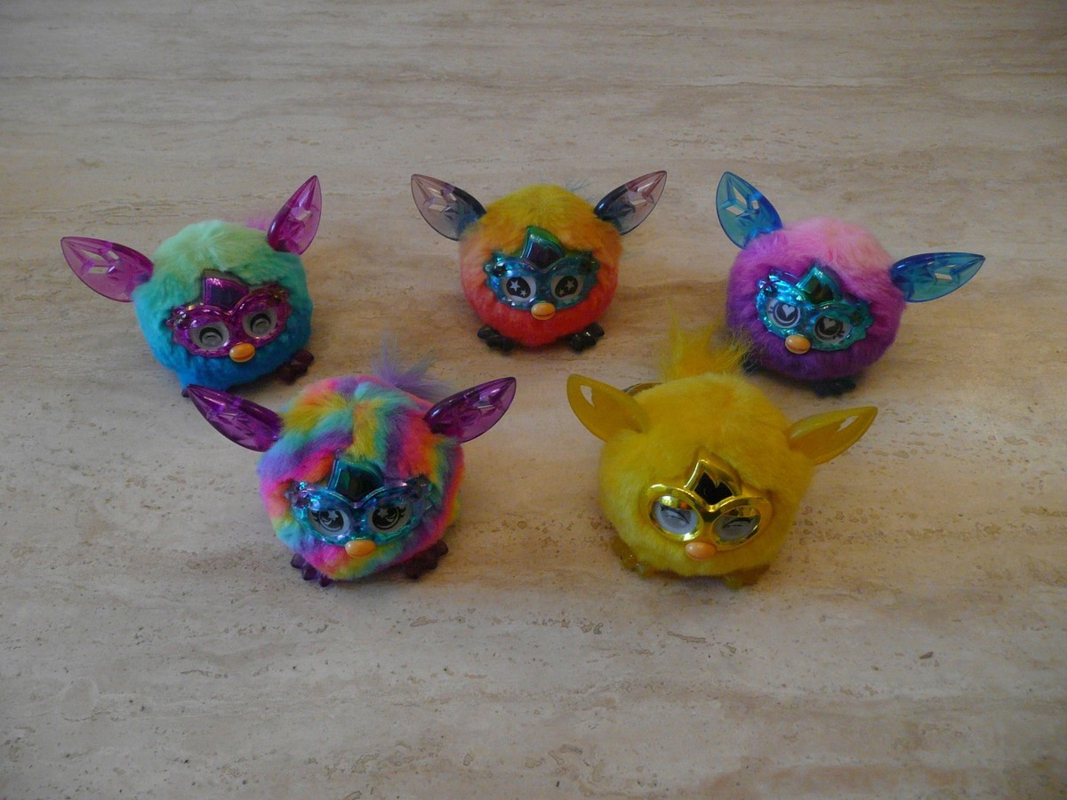 ファービー ブーム 英語版 クリスタルシリーズ イエロー Yellow-orange Furby Boom Crystal Series WORKING, Colourful