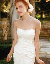 Casablanca Wedding Dress 2037- White - Size 18 - New