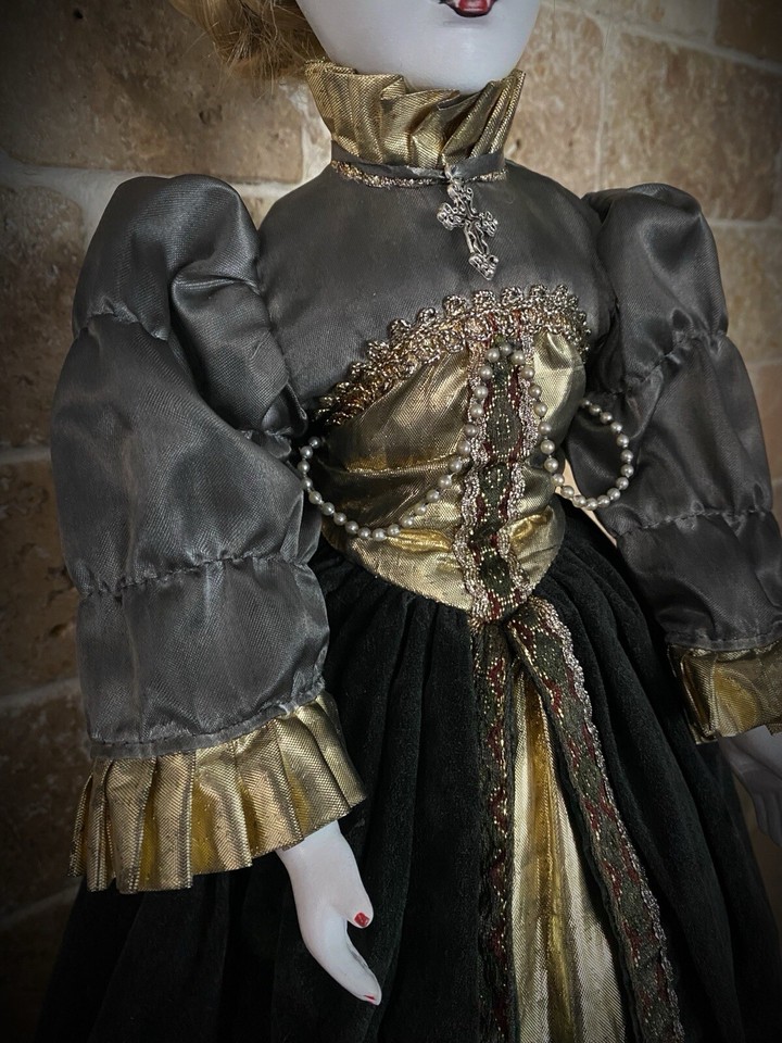 OOAK Creepy Horror Halloween Vampire Porcelain Doll eBay