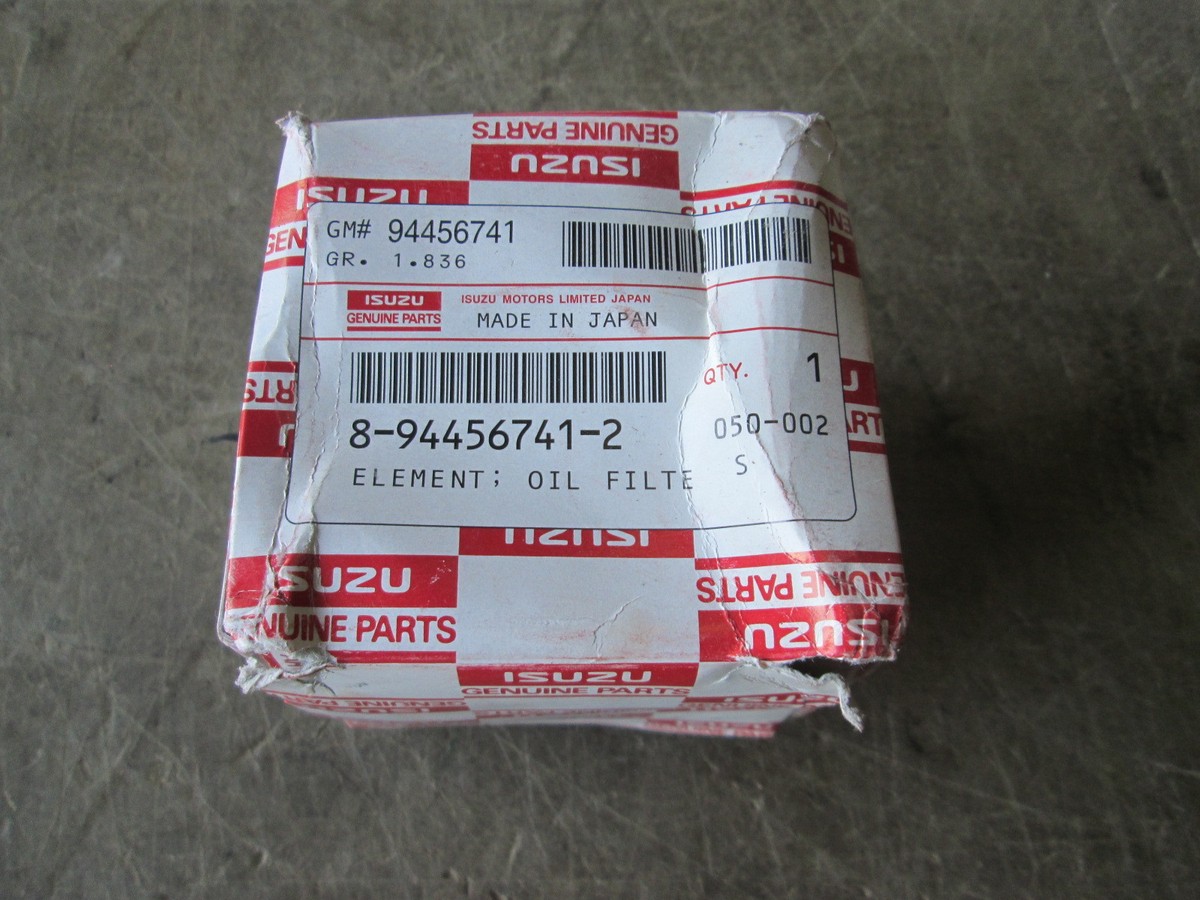 NIB NOS Isuzu Oil Filter, Spin-on, 8-94456741-2, GM 94456741