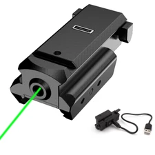 Tactical Green Laser Sight Rechargeable USB Pistol Laser Sight