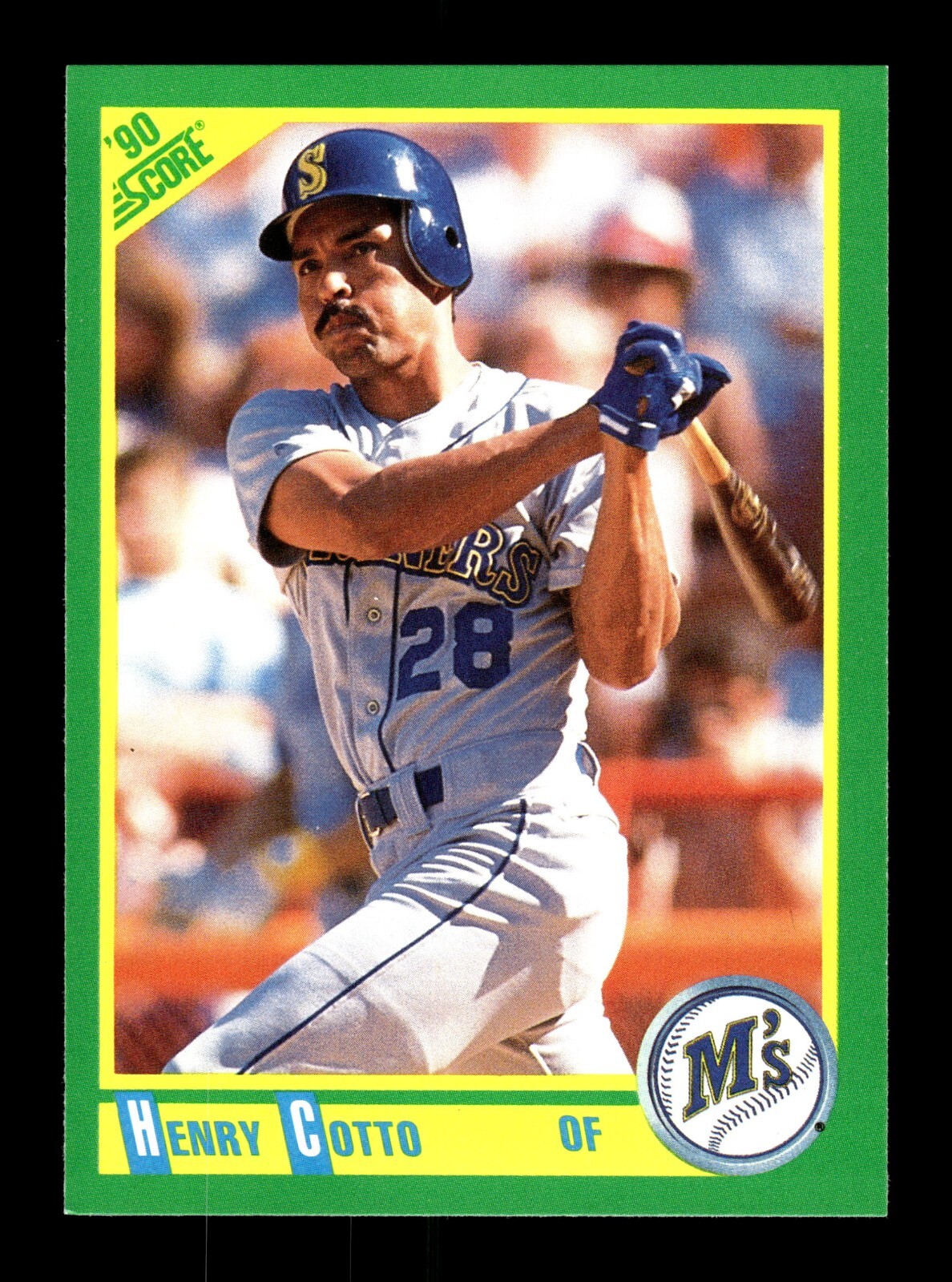 HENRY COTTO ⚾ 1990 Score Baseball #161 Seattle Mariners  